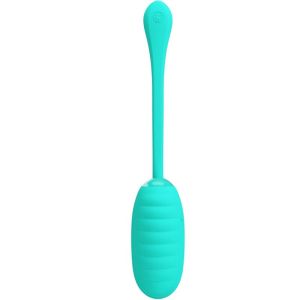 PRETTY LOVE – KIRK HUEVO VIBRADOR RECARGABLE VERDE AGUA