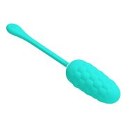 PRETTY LOVE – HUEVO VIBRADOR CON TEXTURA MARINA RECARGABLE VERDE AGUA