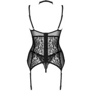 LIVCO CORSETTI FASHION – GIELLANDRA FOR THE SENSES COLLECTION CORSET + PANTY NEGRO