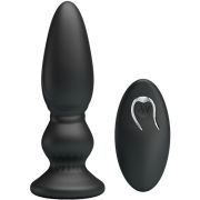 MR PLAY – VIBRADOR POTENTE CONTROL REMOTO ANAL PLUG NEGRO