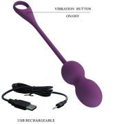 PRETTY LOVE – ELVIRA KEGEL BALLS APP CONTROL REMOTO MORADO