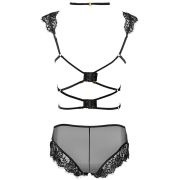 LIVCO CORSETTI FASHION – PALMENOM LC 90614 SUJETADOR + PANTY NEGRO