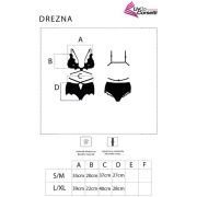 LIVCO CORSETTI FASHION – DREZNA LC 90733 SUJETADOR + PANTY NEGRO