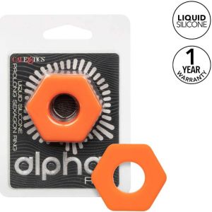 CALEXOTICS – ALPHA ANILLO PROLONG SEXGONO NARANJA