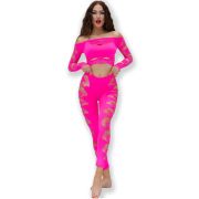 CHILIROSE – CR 4632 TOP  PANTALON FUCSIA S/L