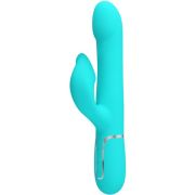 PRETTY LOVE – VIBRADOR RABBIT PERLAS VERDE AGUA