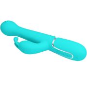 PRETTY LOVE – DEJON VIBRADOR RABBIT 3 EN 1 MULTIFUNCIÓN VERDE AGUA