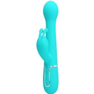 PRETTY LOVE – DEJON VIBRADOR RABBIT 3 EN 1 MULTIFUNCIÓN VERDE AGUA