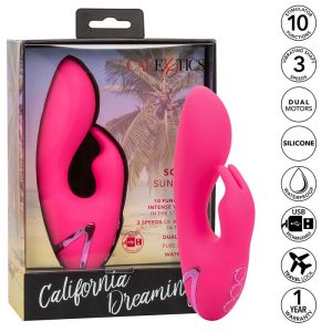 CALEXOTICS – SO. CAL SUSHINE VIBRATOR RABBIT FUCSIA BY CALIFORNIA DREAMING