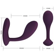 PRETTY LOVE – BAIRD G-SPOT 12 VIBRACIONES RECARGABLE LILA APP