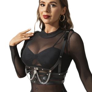 SUBBLIME – ARNÉS FORMA CORSET DETALLE CADENAS TALLA ÚNICA