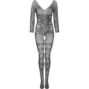 LIVCO CORSETTI FASHION – CELDON BODYSTOCKING CROTCHLESS NEGRO TALLA ÚNICA