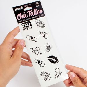 SECRET PLAY – SET DE 10 TATTOOS TEMPORALES CANDY COLLECTION