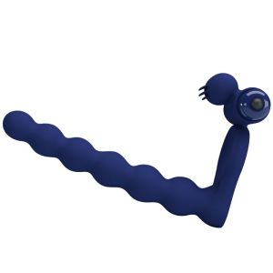 PRETTY LOVE – AJMAL ANILLO VIBRADOR CON PLUG AZUL