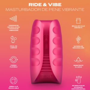 DUREX – TOY MASTURBADOR VIBRADOR RIDE  VIBE