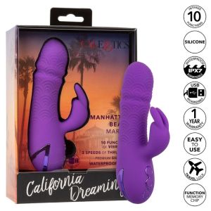 CALEXOTICS – MANHATTAN BEACH MARVEL VIBRADOR RABBIT MORADO BY CALIFORNIA DREAMING