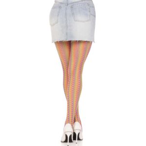 LEG AVENUE – MEDIAS DE CROCHET MULTICOLOR