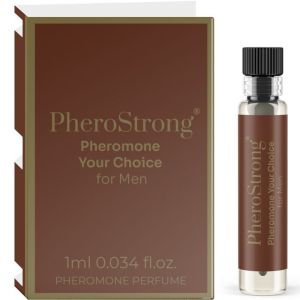 PHEROSTRONG – PERFUME CON FEROMONAS YOUR CHOICE PARA HOMBRE 1 ML