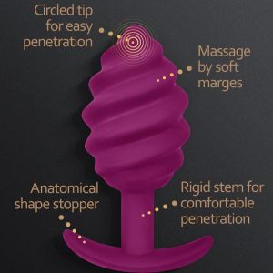 G-VIBE – GPLUG TWIST 2 PLUG ANAL MORADO