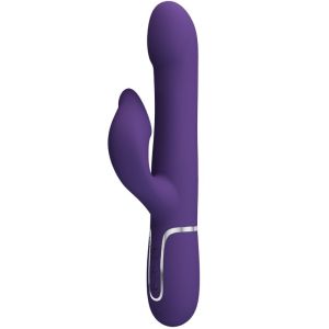 PRETTY LOVE – ZALIN VIBRADOR RABBIT PERLAS 4 EN 1 MORADO