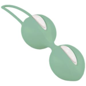 FUN FACTORY – SMARTBALLS DUO BOLAS PELVICAS BLANCO / VERDE PISTACHO