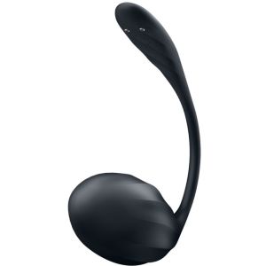 SATISFYER – RIBBED PETAL ESTIMULADOR PUNTO G CONTROL REMOTO NEGRO APP GRATUITA