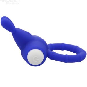 ARMONY – MS BUNNY ANILLO VIBRADOR SILICONA AZUL