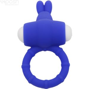 ARMONY – MS BUNNY ANILLO VIBRADOR SILICONA AZUL