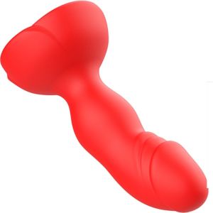 ARMONY – EXTREME A BLOOM ROSA VIBRADOR  PLUG ANAL CONTROL REMOTO ROJO