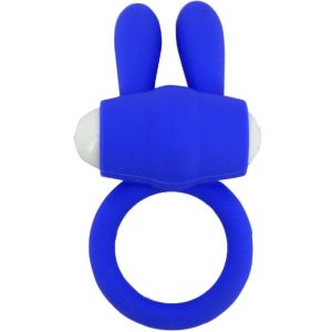 ARMONY – MR BUNNY ANILLO VIBRADOR SILICONA AZUL