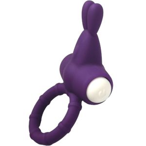 ARMONY – MS BUNNY ANILLO VIBRADOR SILICONA MORADO