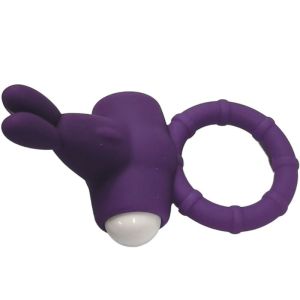 ARMONY – MS BUNNY ANILLO VIBRADOR SILICONA MORADO