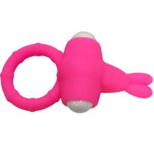 ARMONY – MS BUNNY ANILLO VIBRADOR SILICONA ROSA