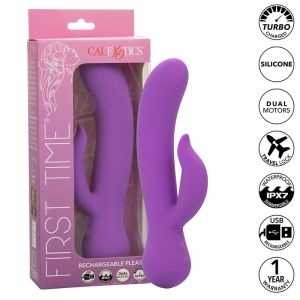 CALEXOTICS – FIRST TIME VIBRADOR COMPLACIENTE RECARGABLE MORADO