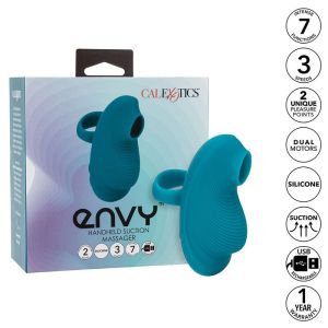 CALEXOTICS – ENVY MASAJEADOR DE BOLA RODANTE 7 VIBRACIONES AZUL