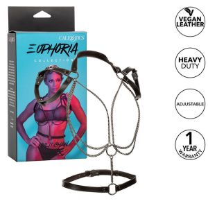 CALEXOTICS – EUPHORIA ARNÉS ESTILO CABESTRO CON MÚLTIPLES CADENAS PREMIUM