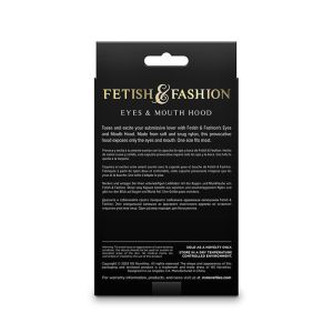 NS NOVELTIES – FETISH  FASHION PASAMONTAÑAS APERTURA DE OJOS Y BOCA NYLON NEGRO