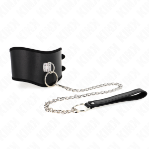 KINK – COLLAR CON CORREA 65 CM ANCHO NEGRO AJUSTABLE 40-55 CM X 10 CM