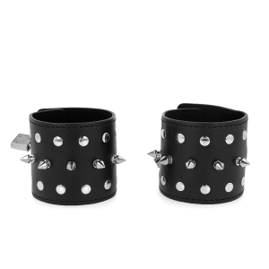 KINK – MUÑEQUERAS ESTILO PUNK CON PINCHOS 25 X 6 CM