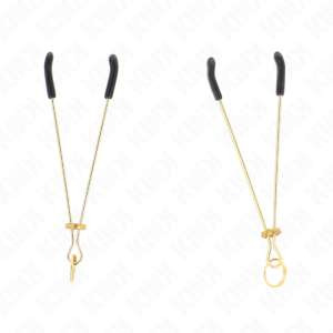 KINK – PINZAS PARA PEZONES FINA DORADO 7 CM