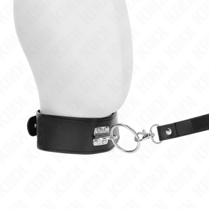 KINK – COLLAR CON CORREA 116 CM CON TACHUELAS CORREA POLIPIEL 50 X 5 CM