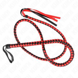 KINK – LÁTIGO DE SERPIENTE LARGO ROJO 210 CM