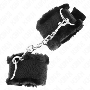 KINK – MUÑEQUERAS FORRADA NEGRO AJUSTABLE 17-31 CM X 7 CM