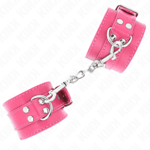 KINK – MUÑEQUERAS FUCSIA CON DETALLES EN FUCSIA AJUSTABLE 20-28 CM X 5.5 CM