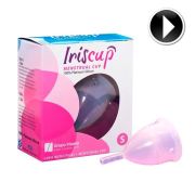 IRISCUP – COPA MESTRUAL ROSA PEQUEÑA + BOLSA ESTERILIZADORA GRATIS