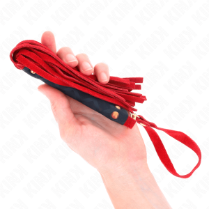 KINK – LÁTIGO MINI PIEL DE ANTE ROJO 30 CM