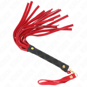 KINK – LÁTIGO MINI PIEL DE ANTE ROJO 30 CM