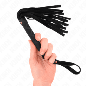 KINK – LÁTIGO MINI PIEL DE ANTE NEGRO 30 CM