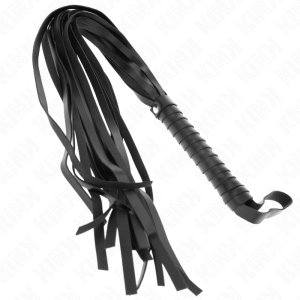 KINK – LÁTIGO DE COLA LARGA Y MANGO CORTO NEGRO 70 CM