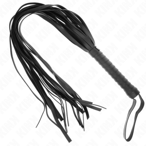 KINK – LÁTIGO DE COLA LARGA Y MANGO CORTO NEGRO 70 CM